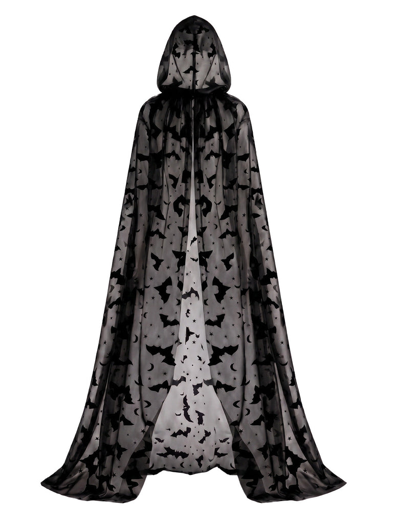 30er Halloween mit Bat-Print und Lang