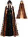 30er Halloween mit Bat-Print und Lang