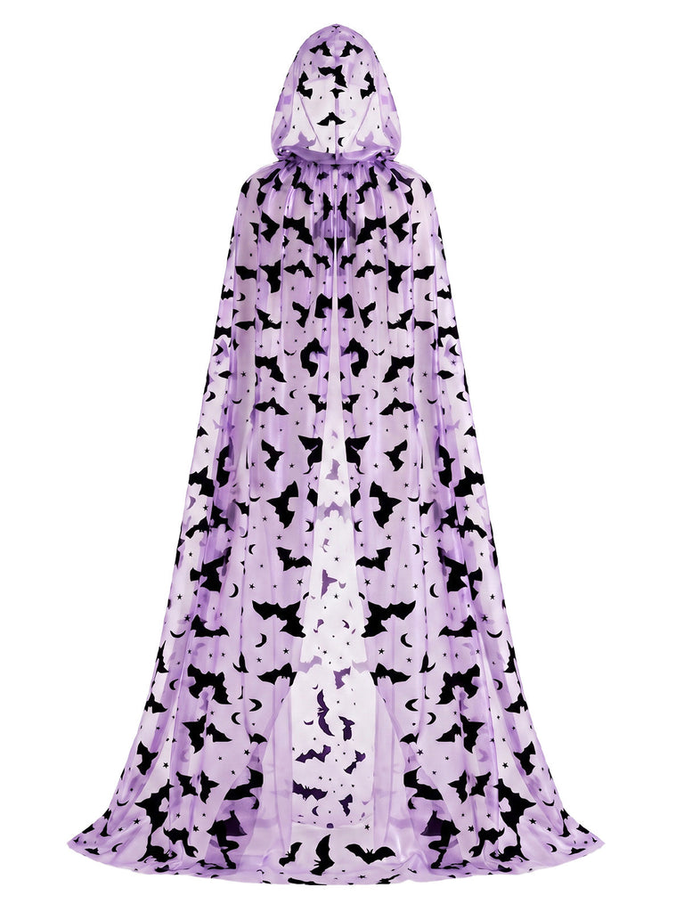 30er Halloween mit Bat-Print und Lang