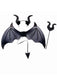 Halloween Dämonen-Cosplay-Accessoire-Set mit Fledermausflügeln