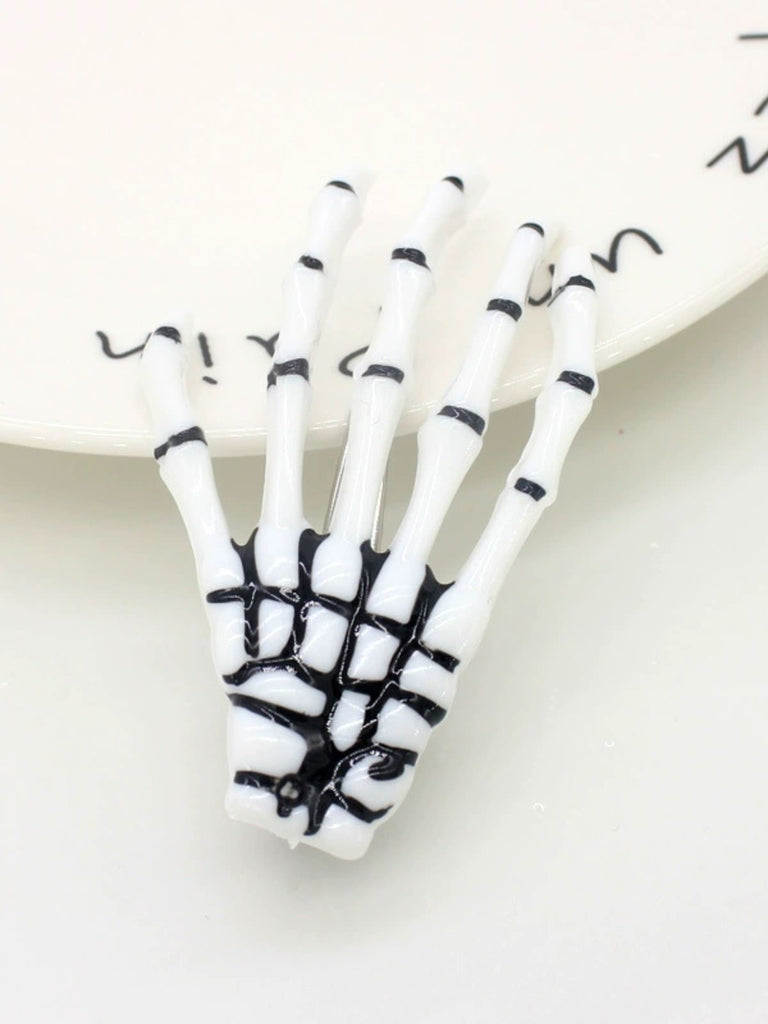 Halloween Haarclip mit Skelett-Hand