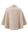 70er Cape mit asymmetrischer Schulterknopfleiste