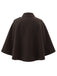 70er Cape mit asymmetrischer Schulterknopfleiste