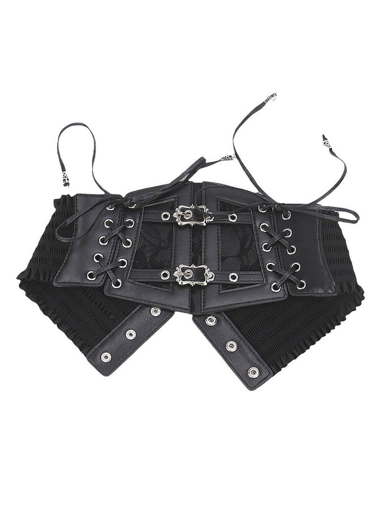 [Vorverkauf] Vintage Schwarz Spitze Gürtel