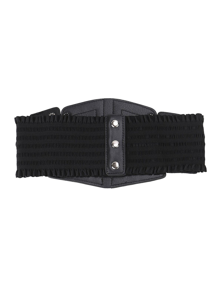 [Vorverkauf] Vintage Schwarz Spitze Gürtel