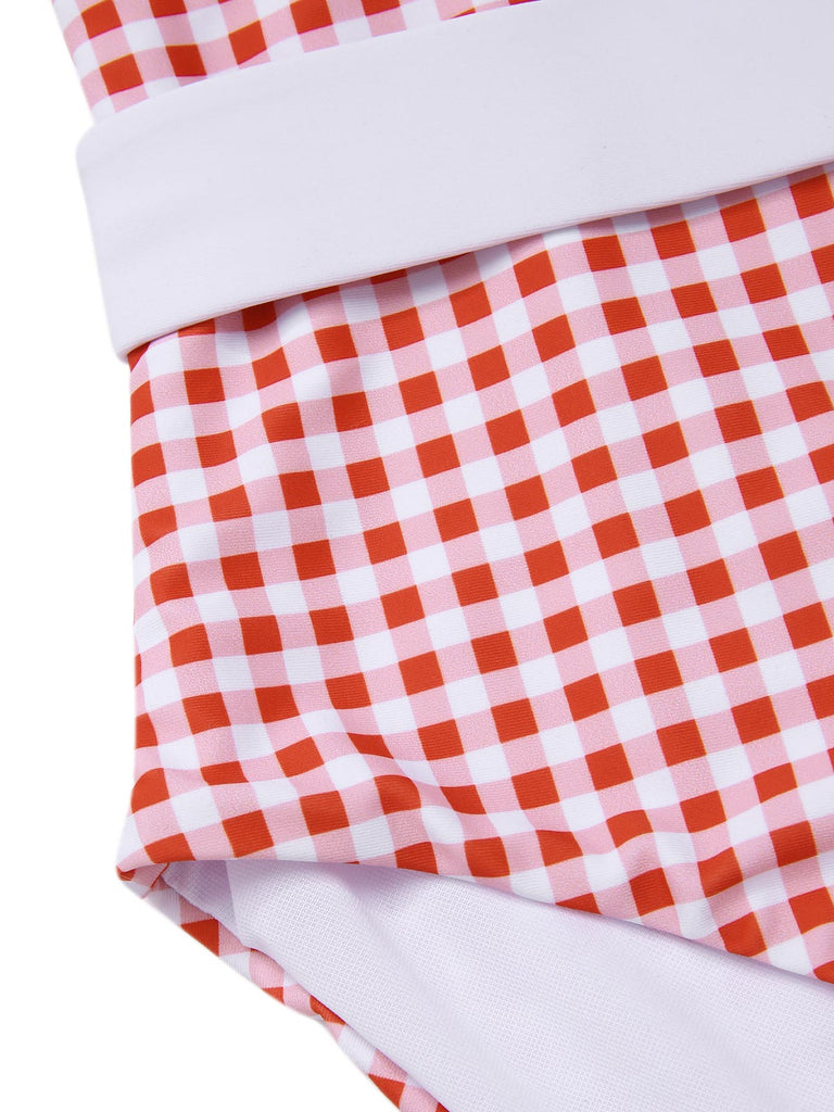 GRÜNER JAGUAR VINTAGE HALFTER EINTEILIGER BADEANZUG