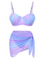1960er Perle-Träger Muschel Ombre Bikini Set