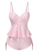 1940er Spaghetti Träger Ösenschale Tankini Set