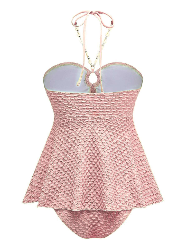 1940er Muschel Kette Schnürung Halfter Bademode