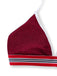 Rotes 80er Bikini-Set mit Glitzer und Neckholder