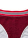 Rotes 80er Bikini-Set mit Glitzer und Neckholder