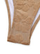 70er Badeanzug & Cover-Up mit 3D-Kamelie und Folien-Print