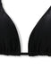Schwarzes & Rosa 70er Gothic Netz-Bikini-Set & Cover-Up mit Bindeband