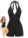 40er Tankini-Set mit Neckholder und Junge