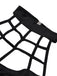 Schwarzes 70er Gothic Bikini-Set mit Neckholder und Cut-out