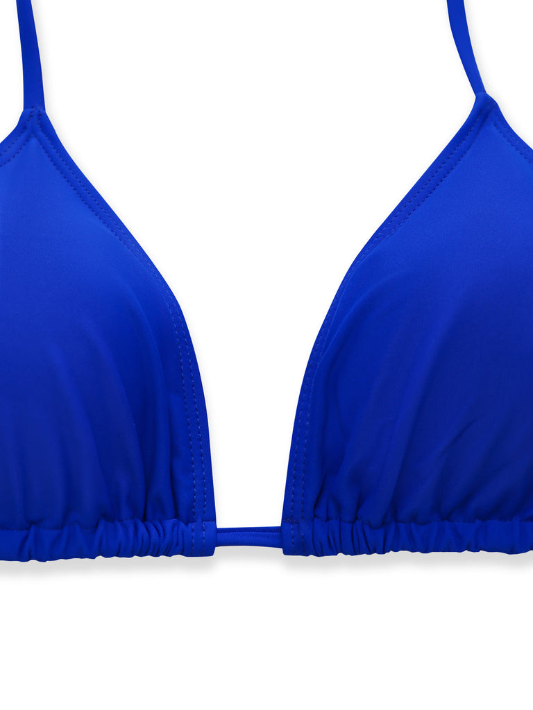 60er Bikini-Set & Cover-Up mit Langarm und Häkelarbeit