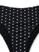 Schwarzes Tankini-Set im Stil der 1950er Jahre mit Raffungen, 2er-Pack