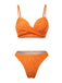 1950er Polka Dot Hohe Taille Bikini Set & Cover-Up