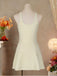 Beige 1930er Uni Schnürung Badekleid