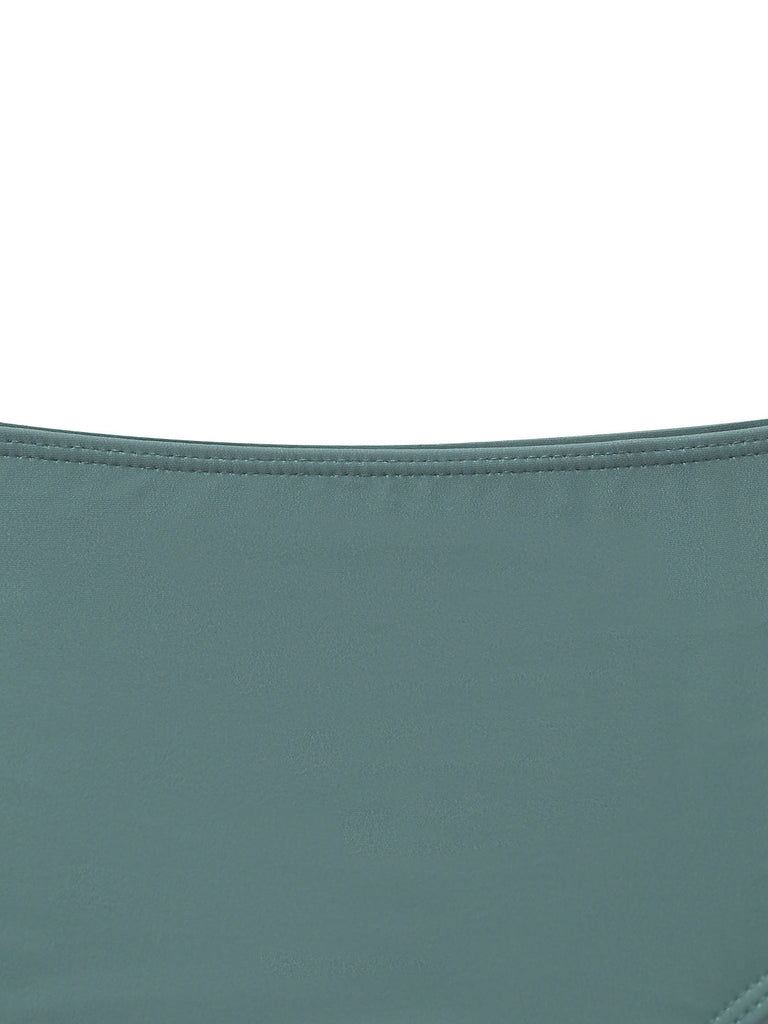 1940er Halter Retro Blumen Prints Tankini-Set