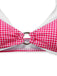 Rosa 50er Bikini-Set mit Neckholder und Gingham