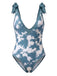 70er Badeanzug & Cover-Up mit Batik