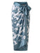 70er Badeanzug & Cover-Up mit Batik