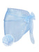 Blau 1950er Plaids Masche Cover-Up
