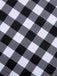 Schwarz & Weiß 1950er Plaid Einteiliger Badeanzug