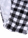 Schwarz & Weiß 1950er Plaid Einteiliger Badeanzug