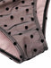 Schwarz 1960er Polka Dots Masche Badeanzug