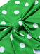 Vintage 1950er Polka Dots Gurt Badeanzug