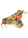 1960er Tropisch Halter Bikini Set & Cover-Up