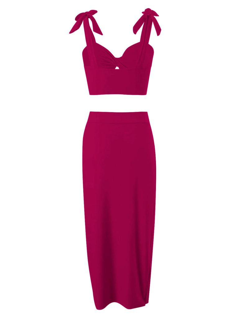 1940er Solide Schultergurt Hohl Badeanzug & Cove-Up