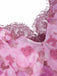 [Vorverkauf] Lila 1960er Psychedelic Blumen Spitze Patchwork Nachthemd