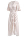 [Pre-Sale] Cream Color 1950s Floral Lace Nightgown 7