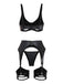 Black 1950s Vintage Two Piece Set 3