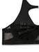 Schwarzes 50er Dessous-Set mit Cut-outs und Riemchendetails