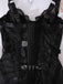 50er Dessous-Set mit transparenter Spitze und Strumpfhalter-Chemise