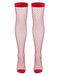 Rotes 50er Metallic-Weihnachtsdessous-Set mit Fellbesatz und Schleifen