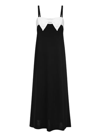 Schwarz & Weiß 1930er Schleife Träger Nachtwäsche