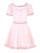 1960er Puffärmel Netz Tutu Pyjama-Set