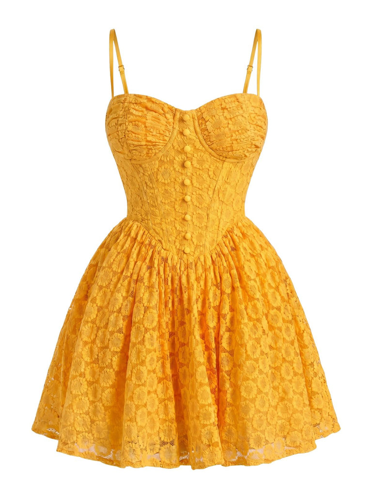 50er Kleid mit rückenfrei und Spitze