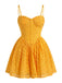 50er Kleid mit rückenfrei und Spitze