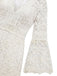 30er Maxikleid mit offenem Rücken und Spitze