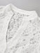 Dunkelblaues 50er Jacquard-Kleid mit Samt und Spitze