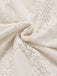 Cremefarbenes 30er Meerjungfrauenkleid mit Kappärmel und Spitze
