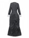 Schwarz 1940er Streifen The Nightmare Before Christmas Suit