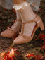 RETRO BOWKNOT HIGH HEELS SCHUHE