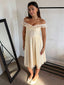 Creme 50er Spitzenkleid mit Herzausschnitt und Rüschen